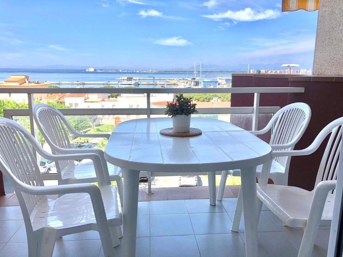 Roc Mar 4 3A - Apartamento Cerca Del Centro Y De La Playa - Terraza Con Vistas Al Mar Y Al Puerto روساس المظهر الخارجي الصورة